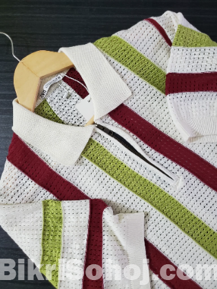 Zipper polo